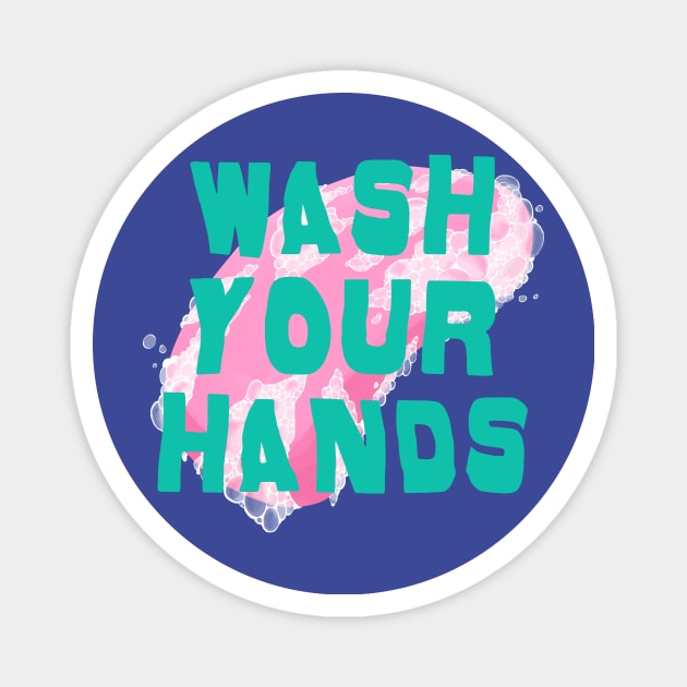 Wash your hands Magnet by Krumla
